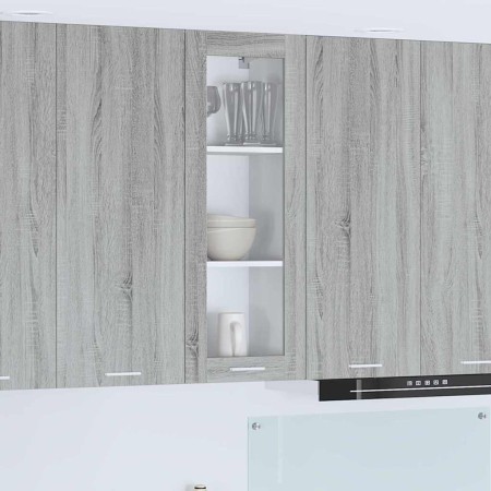 Mueble colgante con puerta Riga Gris Sonoma 40 x 31 x 100 cm en Armarios de cocina | Comprar online en Foru.es