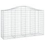 Cestas de gaviones 6 uds forma de arco hierro 200x50x120/140 cm de vidaXL, Maceteros y jardineras - Ref: Foro24-3145665, Prec...
