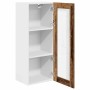 Mueble colgante con puerta Riga Madera vieja 40 x 31 x 100 cm en Armarios de cocina | Comprar online en Foru.es