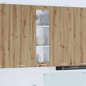 Mueble colgante Riga Roble artesanal 40 x 31 x 100 cm en Armarios de cocina | Comprar online en Foru.es