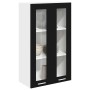 Mueble colgante con puerta Riga Roble Negro 60 x 31 x 100 cm en Armarios de cocina | Comprar online en Foru.es
