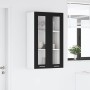 Mueble colgante con puerta Riga Roble Negro 60 x 31 x 100 cm en Armarios de cocina | Comprar online en Foru.es
