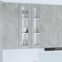 Mueble colgante con puerta Riga Gris Concreto 60 x 31 x 100 cm en Armarios de cocina | Comprar online en Foru.es