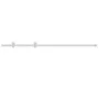 Kit herrajes para puertas correderas de acero blanco 183 cm by vidaXL, Door items - Ref: Foro24-151705, Price: 91,37 €, Disco...