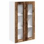 Mueble colgante con puerta Riga Madera vieja 60 x 31 x 100 cm en Armarios de cocina | Comprar online en Foru.es