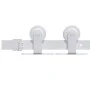 Türbeschlag-Set für weiße Schiebetüren aus Stahl, 183 cm. von vidaXL, Türartikel - Ref: Foro24-151705, Preis: 91,37 €, Rabatt: %