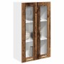 Mueble colgante con puerta Riga Madera vieja 60 x 31 x 100 cm en Armarios de cocina | Comprar online en Foru.es