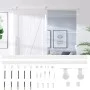 Türbeschlag-Set für weiße Schiebetüren aus Stahl, 183 cm. von vidaXL, Türartikel - Ref: Foro24-151705, Preis: 91,37 €, Rabatt: %
