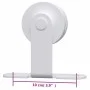 Türbeschlag-Set für weiße Schiebetüren aus Stahl, 183 cm. von vidaXL, Türartikel - Ref: Foro24-151705, Preis: 91,37 €, Rabatt: %