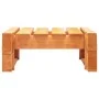 Otomana de jardín de palets madera pino impregnada marrón miel de vidaXL, Sofás modulares de exterior - Ref: Foro24-3066448, ...