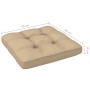 Otomana de jardín de palets madera pino impregnada marrón miel de vidaXL, Sofás modulares de exterior - Ref: Foro24-3066448, ...