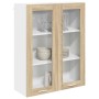 Mueble colgante con puerta Riga Roble Sonoma 80 x 31 x 100 cm en Armarios de cocina | Comprar online en Foru.es