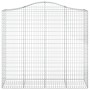 Cestas de gaviones 5 uds forma de arco hierro 200x50x180/200 cm de vidaXL, Maceteros y jardineras - Ref: Foro24-3145727, Prec...