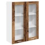 Mueble colgante con puerta Riga Madera vieja 80 x 31 x 100 cm en Armarios de cocina | Comprar online en Foru.es