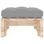 Otomana de jardín de palets madera de pino impregnada de vidaXL, Sofás modulares de exterior - Ref: Foro24-3066459, Precio: 6...
