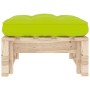 Otomana de jardín de palets madera de pino impregnada de vidaXL, Sofás modulares de exterior - Ref: Foro24-3066467, Precio: 6...