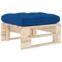 Garden ottoman made of impregnated pine wood pallets by vidaXL, Modular outdoor sofas - Ref: Foro24-3066466, Price: 60,28 €, ...