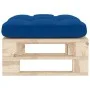 Garden ottoman made of impregnated pine wood pallets by vidaXL, Modular outdoor sofas - Ref: Foro24-3066466, Price: 60,28 €, ...