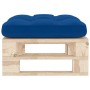 Otomana de jardín de palets madera de pino impregnada de vidaXL, Sofás modulares de exterior - Ref: Foro24-3066466, Precio: 6...