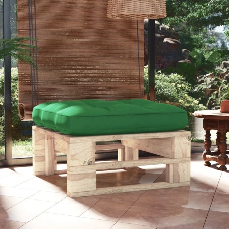 Otomana de jardín de palets madera de pino impregnada de vidaXL, Sofás modulares de exterior - Ref: Foro24-3066462, Precio: 6...