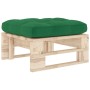 Otomana de jardín de palets madera de pino impregnada de vidaXL, Sofás modulares de exterior - Ref: Foro24-3066462, Precio: 6...