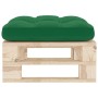 Otomana de jardín de palets madera de pino impregnada de vidaXL, Sofás modulares de exterior - Ref: Foro24-3066462, Precio: 6...