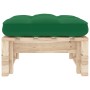 Otomana de jardín de palets madera de pino impregnada de vidaXL, Sofás modulares de exterior - Ref: Foro24-3066462, Precio: 6...
