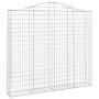 Cestas de gaviones 4 uds forma de arco hierro 200x30x180/200 cm de vidaXL, Maceteros y jardineras - Ref: Foro24-3145516, Prec...