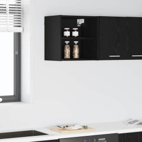 Mueble colgante Riga Roble Negro 40 x 29,5 x 40 cm en Armarios de cocina | Comprar online en Foru.es