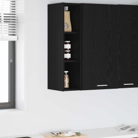 Mueble colgante Riga Roble Negro 20 x 29,5 x 80 cm en Armarios de cocina | Comprar online en Foru.es