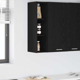 Mueble colgante Riga Roble Negro 20 x 29,5 x 80 cm en Armarios de cocina | Comprar online en Foru.es