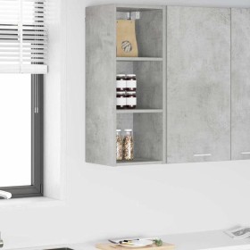 Mueble colgante Riga Gris Concreto 30 x 29,5 x 80 cm en Armarios de cocina | Comprar online en Foru.es
