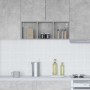 Mueble colgante Riga Gris Concreto 30 x 29,5 x 80 cm en Armarios de cocina | Comprar online en Foru.es