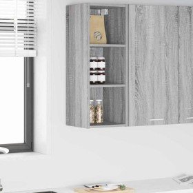 Mueble colgante Riga Gris Sonoma 30 x 29,5 x 80 cm en Armarios de cocina | Comprar online en Foru.es
