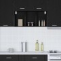 Mueble colgante Riga Roble Negro 40 x 29,5 x 80 cm en Armarios de cocina | Comprar online en Foru.es