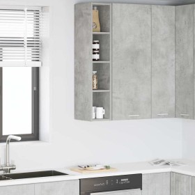 Mueble colgante Riga Gris Concreto 20 x 29,5 x 100 cm en Armarios de cocina | Comprar online en Foru.es