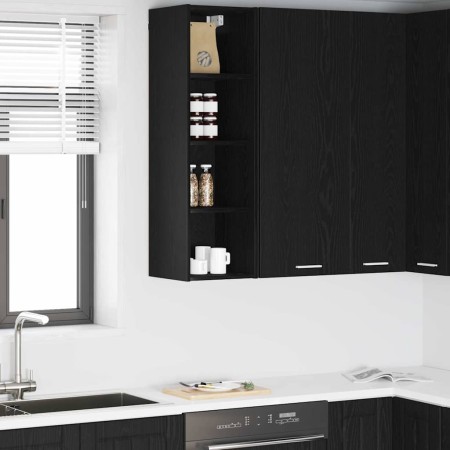 Mueble colgante Riga Roble Negro 30 x 29,5 x 100 cm en Armarios de cocina | Comprar online en Foru.es