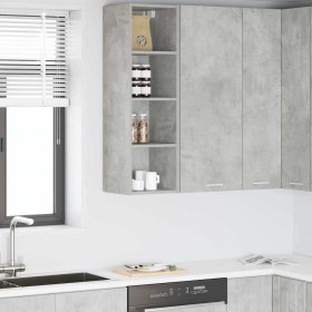 Mueble colgante Riga Gris Concreto 30 x 29,5 x 100 cm en Armarios de cocina | Comprar online en Foru.es