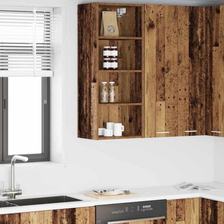 Mueble colgante Riga Madera vieja 40 x 29,5 x 100 cm en Armarios de cocina | Comprar online en Foru.es