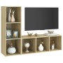 Muebles de salón 2 piezas madera de ingeniería roble Sonoma en Muebles TV | Comprar online en Foru.es