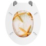 Asiento inodoro WC MDF tapa de estrellas de mar de vidaXL, Asientos de inodoros y bidés - Ref: Foro24-140805, Precio: 44,89 €...