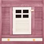 Conejera de exterior con corredor madera de abeto moca y blanco de vidaXL, Jaulas y habitáculos para animales pequeños - Ref:...