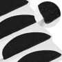 Alfombrilla autoadhesiva de escalera 10 uds negro 56x17x3 cm de vidaXL, Alfombrillas para escalones - Ref: Foro24-355254, Pre...