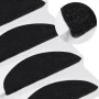 Alfombrilla autoadhesiva de escalera 10 uds negro 56x17x3 cm de vidaXL, Alfombrillas para escalones - Ref: Foro24-355254, Pre...