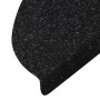 Alfombrilla autoadhesiva de escalera 10 uds negro 56x17x3 cm de vidaXL, Alfombrillas para escalones - Ref: Foro24-355254, Pre...