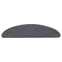 Alfombrillas autoadhesivas escalera 10 uds gris 65x22,5x3,5 cm de vidaXL, Alfombrillas para escalones - Ref: Foro24-355257, P...