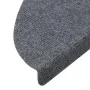 Alfombrillas autoadhesivas escalera 10 uds gris 65x22,5x3,5 cm de vidaXL, Alfombrillas para escalones - Ref: Foro24-355257, P...