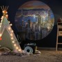WallArt Círculo de papel pintado Skyline by Night 190 cm de WallArt, Papel pintado - Ref: Foro24-440351, Precio: 26,61 €, Des...