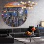 WallArt Círculo de papel pintado Skyline by Night 190 cm de WallArt, Papel pintado - Ref: Foro24-440351, Precio: 26,61 €, Des...