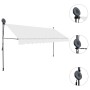 Toldo manual retráctil con LED crema 350 cm en Toldos | Comprar online en Foru.es